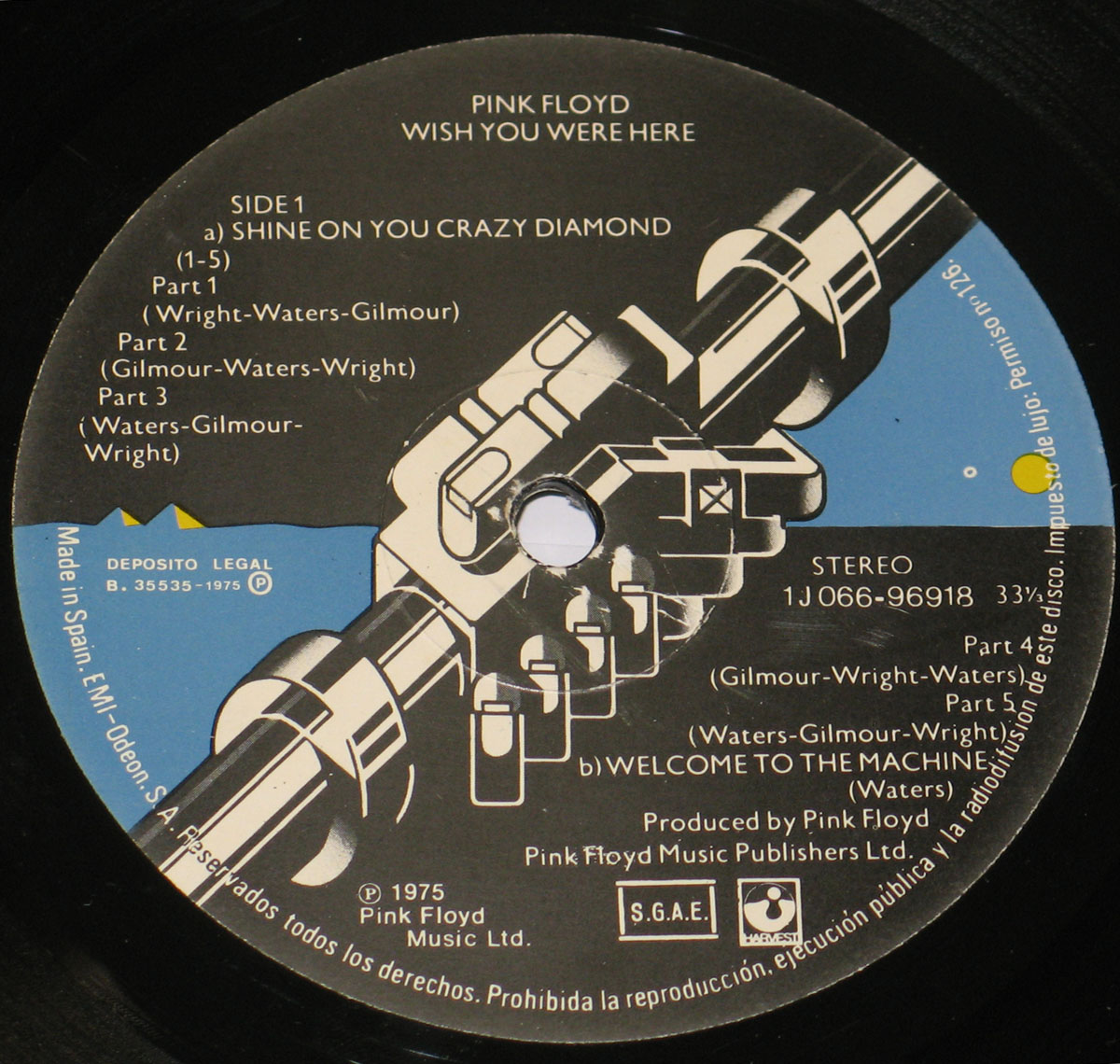 High Resolution Photo #3 PINK FLOYD Wish You Were Spain 